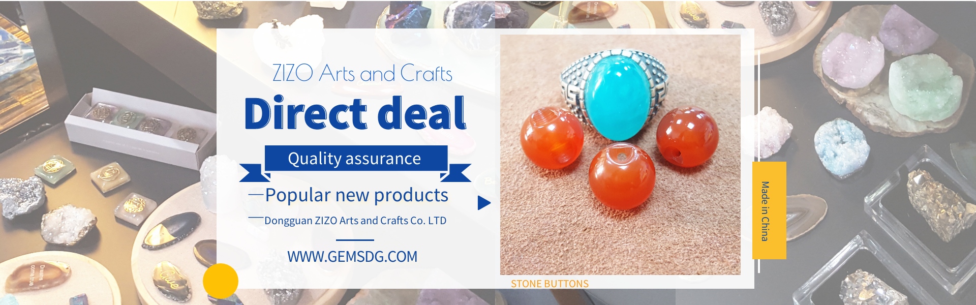 gems,stone buttons,jade,Dongguan ZIZO Arts and Crafts Co. LTD